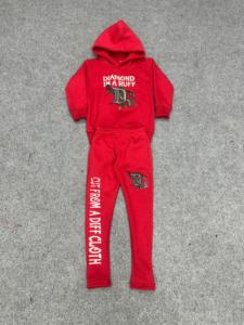 Ensemble de survêtement coupe-vent léger Rhino Fitness vert marine avec sweat à capuche zippé et pantalon de survêtement assorti pour adulte – Tenue décontractée - Product Image 6