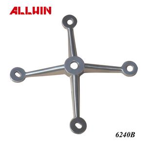 Support araignée à double bras en acier inoxydable pour montage sur poteau - Product Image 6