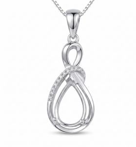 Boucles d'oreilles clous ovales semi-montées en argent sterling 925 plaqué or 18 carats, avec sertissage à griffes pour pierres CZ 5x7mm et 10x8mm, emballage souvenir en sachet OPP - Product Image 1