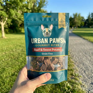 Sacs d'emballage personnalisés pour aliments et friandises pour chats et chiens, en plastique, avec fenêtre transparente, refermables, 200g 500g - Product Image 2