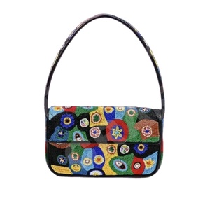 Bolso de Hombro Ligero y Duradero de Staud con Cuentas Bordadas, Diseño Único Hecho a Mano, Personalizable - Product Image 1