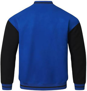 Chaqueta de béisbol para hombre, OEM, con logotipo personalizado, bordado de chenilla en la manga, estilo vintage, tipo Letterman, Varsity. - Product Image 2