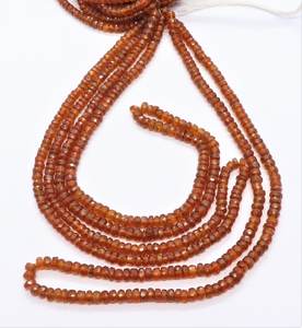 Perles Rondelles Facettées en Kyanite Orange Naturelle AAA 3,5-5,5 MM, Perles Rondelles en Pierre Précieuse Kyanite Orange 15 Pouces, Perles Facettées en Kyanite - Product Image 6