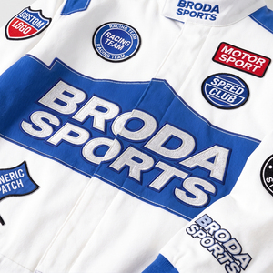Veste bomber de course unisexe en coton, style streetwear, avec patch brodé en chenille respirant, personnalisable haut de gamme, vente en gros OEM - Product Image 4