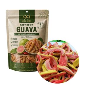 Super Delicious Soft Dried Guava Slices With Salt And Chilly From Vietnam OEM Vacuum Pack Natural Guava Ingredients No Sugar - Product Image 1