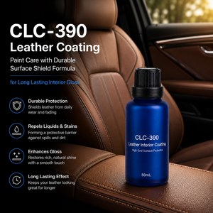 ECOWAY CLC-390 น้ำยาเคลือบภายในรถยนต์ชนิดหนัง 50 มล. พร้อมสารเคลือบเซรามิกทนทาน น้ำยาเคลือบสีหนังสำหรับรถยนต์ สำหรับผู้จำหน่ายผลิตภัณฑ์ดูแลรถยนต์ OEM - Product Image 6