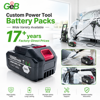 Baterai ODM 18V 21V Densitas Energi Tinggi 3000mAh-12000mAh Paket Set Peralatan Tenaga untuk Blower, Vacuum, dan Sander Tanpa Kabel