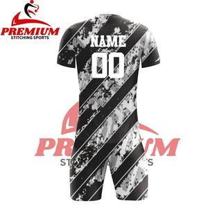 Uniforme de Fútbol Personalizado de Manga Corta, Transpirable, de Secado Rápido, Antibacterial, 100% Poliéster, Protección UV, Alta Calidad - Product Image 5
