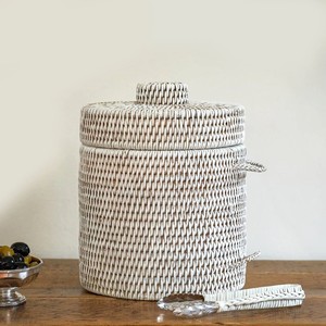 Excellent quality rattan cooler <b>box</b> with large capacity <b>soft</b> drinks & wine bottles chiller basket - Product Image 1
