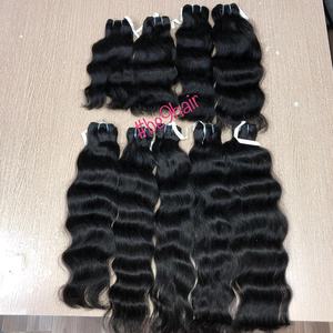 2022 Unprocessed 100% <b>Remy</b> <b>Human</b> <b>Hair</b> <b>Extension</b> Natural Wave Style Wholesale Raw Weave Bundles - Product Image 6