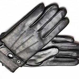 Custom Fashion Real Leather <b>Gloves</b> for MenWomen New Design Winter Dress <b>Gloves</b> with <b>Touch</b> <b>Screen</b> Feature Plain Style for Travel - Product Image 6