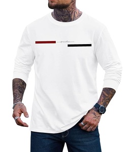 Wholesale Price OEM Service Casual Long Sleeve Neck Shoulder Slope Printed Comfortable Men's Cotton Sweatshirt From Bangladesh - Product Image 1