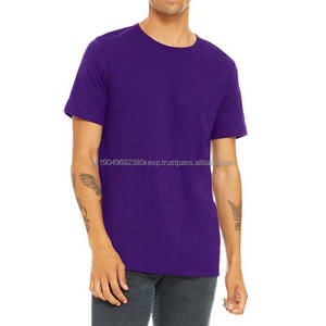 Camisetas de Color Morado para Hombre, Camisetas en Venta, Algodón Poliéster, OEM, Hechas a Medida, Camisetas de Verano para Hombre de Alta Calidad 2026 - Product Image 1