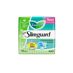 LAURIER Coussinets menstruels Super SlimGuard 22.5CM 10'S X 24 - Product Image 1