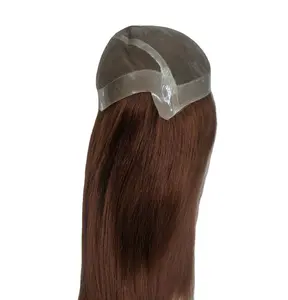 Human Hair Toupee For Womens 100%Remy Human Hair Length: 10 "12" 14" 16" 18" 20" 22"24" 26 inch