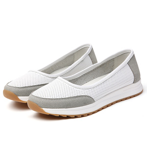 Zapatos Planos Transpirables para Mujer, Sin Cordones, con Suela Suave, Antideslizantes, Punta Redonda; Plantillas Ligeras, Cómodas y Antideslizantes - Product Image 4