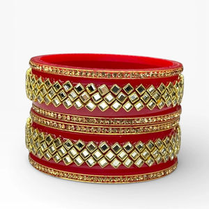 Auténtico Juego de Brazaletes de Acrílico con Diseño 2026, Borde de Perlas, Bañado en Oro, Moderno, para Bodas, Uso Festivo, Precio al por Mayor - Product Image 1