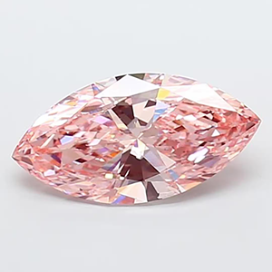 Fancy <b>Pink</b> Marquise Cut Lab grown Diamond Loose Stone For Jewelry Making - Product Image 1