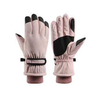 Gants de ski thermiques imperméables, compatibles écran tactile, coupe-vent, pour homme et femme, pour sports d'hiver, snowboard, ski, activités de plein air, mitaines chaudes - Product Image 1