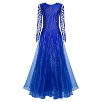 Robe de danse contemporaine et lyrique pour femmes adultes, idéale pour la scène et la performance, en polyester 100%, avec motifs par transfert thermique