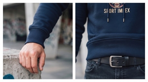 Sweat à capuche personnalisé en polyester/coton mélangé, poids lourd (350g), pour hommes - Style streetwear, service OEM/ODM - Product Image 5
