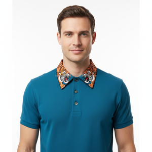 เสื้อโปโลปักลายแบบกำหนดเอง ผ้าวาฟเฟิลเนื้อแน่น สำหรับผู้ชาย ผ้าฝ้าย 100% ระบายอากาศได้ดี เสื้อกอล์ฟ คุณภาพสูง ผู้ผลิตขายส่ง - Product Image 3