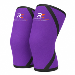 Weightlifting <b>Knee</b> Sleeves Offer Firm Compression Comfortable Fit And Flexible Support For Squats And Gym Training Unisex - Product Image 1