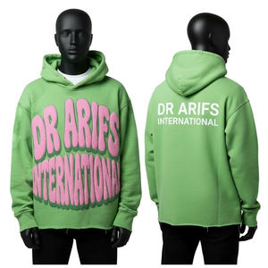 Sudadera con Capucha de Invierno Personalizada al por Mayor, 100% Algodón, Felpa, Impresión Digital, Bordado, Talla Grande, Servicio OEM de Alta Calidad - Product Image 1