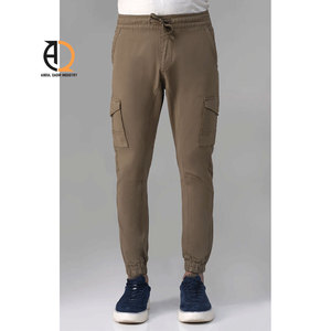 Pantalon Cargo Décontracté en Coton pour Homme, Coupe Ample, Taille Élastique, Jambe Droite, Grande Taille, Pantalon de Travail Décontracté pour Homme d'Âge Moyen - Product Image 3