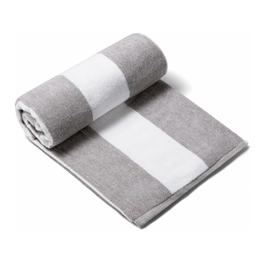 Cotton <b>Towel</b> Set Rectangular Stri ped Quick-Dry Beach Use Orange Green Yellow <b>Blue</b> - Product Image 2