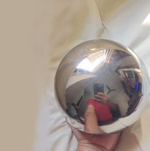 Rare Grande Qualité Premium Naturel Pérou Pyrite Sphère Polie Feng Shui Sculpté Agate Boule Amour Guérison Méditation Décoration - Product Image 5