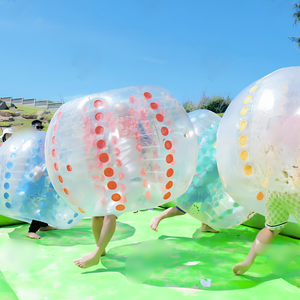 <b>Inflatable</b> Bumper Ball with Electric Air Pump International Style Waterproof for Outdoor Use - Product Image 1