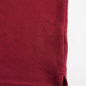 Polo en coton à manches courtes pour homme, logo brodé, coupe classique, couleur unie, tissu tissé - Product Image 5