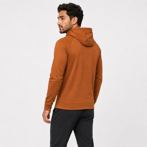 Sudadera con capucha y cremallera para hombre de alta calidad 2026, mezcla de algodón suave, con cremallera completa, para uso casual, viajes, gimnasio y estilo cómodo para el día a día. - Product Image 4