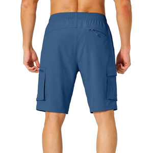 Shorts de randonnée cargo pour hommes de qualité supérieure, séchage rapide, multi-poches, logo personnalisé OEM, vente en gros - Product Image 5