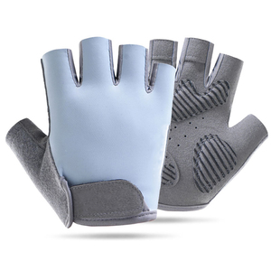Gants de cyclisme demi-doigts en maille respirante unisexe pour l'été et le fitness - Product Image 5