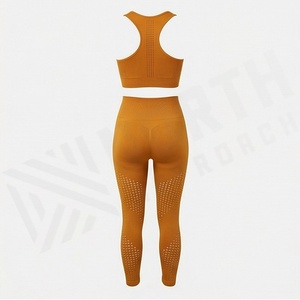 Ropa Deportiva para Mujer, Conjunto de Yoga con Logotipo Personalizado, Ropa Deportiva de Alta Calidad, Ropa de Gimnasio, Ropa de Entrenamiento, Top Atlético - Product Image 2