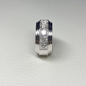 Anillo de Hombre CONCEPTION de Plata 925 con Diamante Moissanite de Corte Brillante Redondo para Regalo de Aniversario - Product Image 2