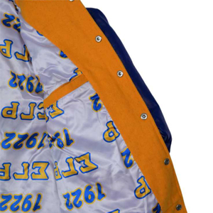 เสื้อแจ็คเก็ตเบสบอลผู้หญิง ปักลายเชนิลล์ ดีไซน์แบบวาร์ซิตี้ ปักอักษร SGRHO ของชมรมซิกม่าแกมมาโร ปรับแต่งได้ - Product Image 3