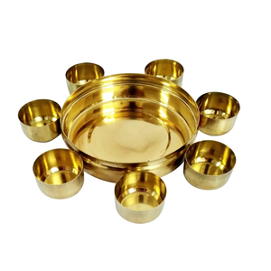 Wholesale Brass Spice <b>Box</b> Kitchen <b>Storage</b> Container for Spices & Herbs Handmade in India At Best Price. - Product Image 2