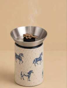 Brûleur d'encens en bois fait main de haute qualité, motif cheval, diffuseur aromatique en bois de santal, aromathérapie, style chinois, utilisation toute saison - Product Image 2