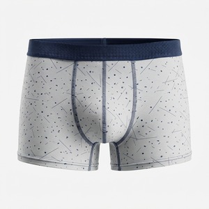 Boxer pour homme personnalisé avec imprimé intégral, design sublimé, tissu extensible respirant, sous-vêtements légers et confortables - Product Image 6