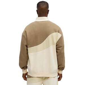 Ensemble de survêtement premium à col rond en coton et polyester pour le sport, la course, l'entraînement, le fitness et les loisirs, comprenant un sweat à capuche et un pantalon de survêtement personnalisables - Product Image 3