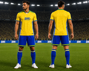Wholesale Custom Men's <b>Soccer</b> Jerseys Shorts Heat-Transfer Printed 100% Polyester Lightweight Breathable Summer Sportswear OEM - Product Image 3