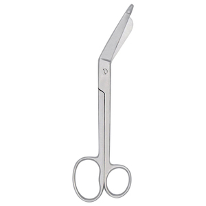 Ciseaux à pansements à anneau unique, en acier inoxydable chirurgical de haute qualité, pour EMT, coupe manuelle de pansements chirurgicaux, usage hospitalier et premiers secours - Product Image 1