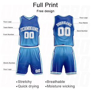 Uniforme de Baloncesto para Equipo, 100% Poliéster, Uniforme de Baloncesto Personalizado para Hombre, Camisetas y Pantalones Cortos, Ropa Deportiva de Alta Calidad - Product Image 4