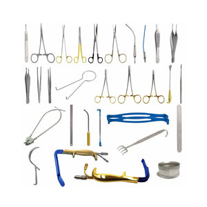 Juego de Instrumentos para Aumento de Senos, Acero Inoxidable, Retractor Quirúrgico de Fibra Óptica, Tijeras Solz, Profesional, Manual, Plástico - Product Image 1