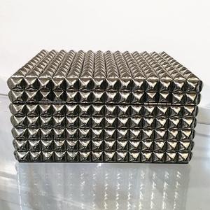 Boîte de rangement décorative en laiton et aluminium, grand format, pour hôtel, maison et table - Product Image 4