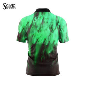 Confortable et élégant Bowling Polos Sportswear Maillot De Football T-shirts Personnalisé Sublimation Rayures Rétro Football Jersey - Product Image 6