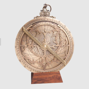 Astrolabio de Latón, Instrumento de Navegación Marítima Vintage, Globo Celeste, Decoración de Pared, Instrumento Científico Histórico Coleccionable - Product Image 3